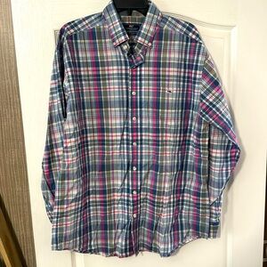 Men’s Vineyard Vines Classic Fit Tucker Shirt, size Large, excellent condition